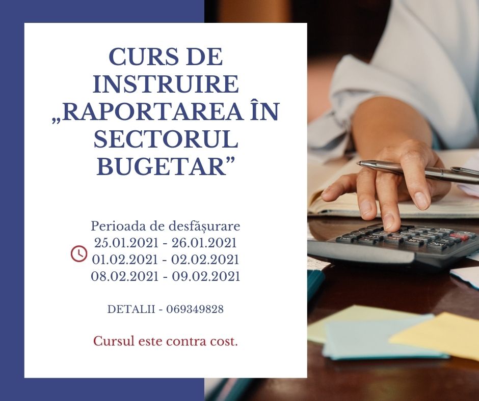raportare sector bugetar