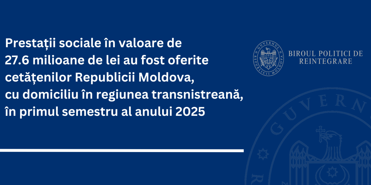 Prestatii sociale pentru locuitorii din RT