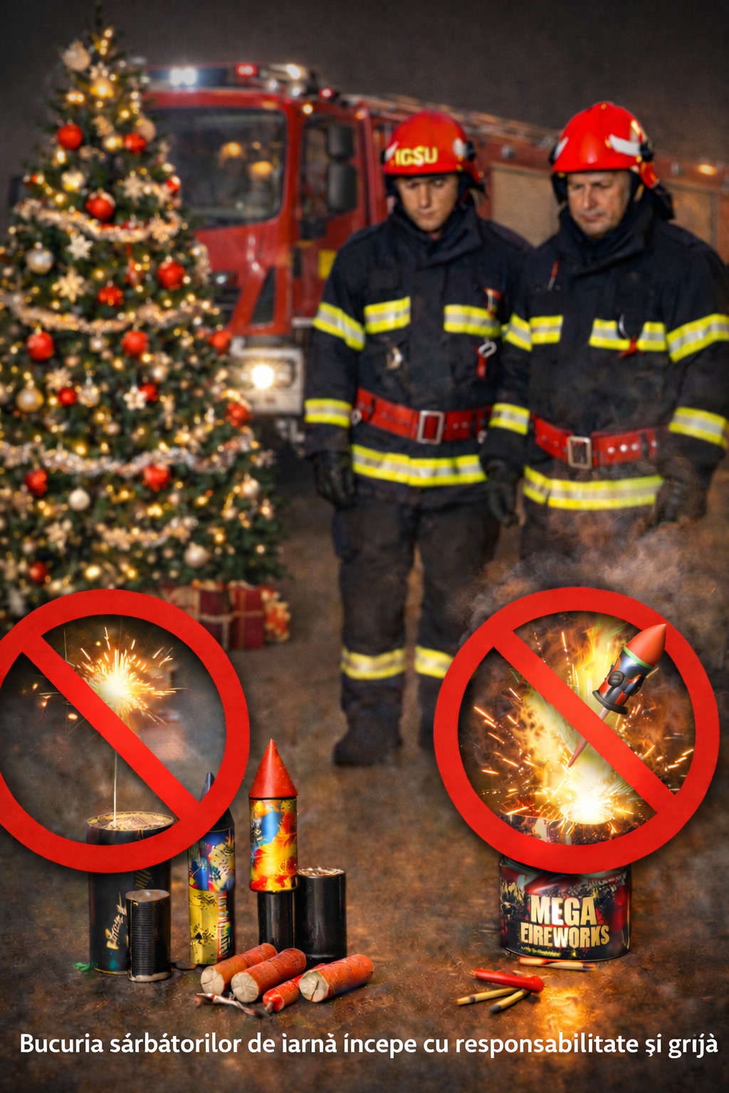 Recomandări IGSU pentru sărbători de iarnă fără incidente