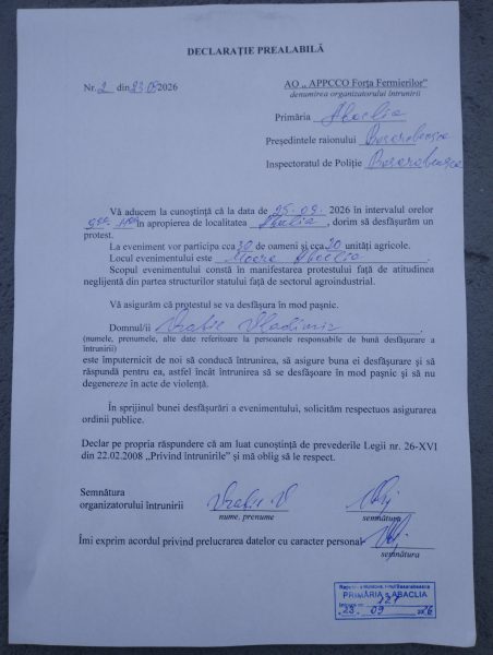Foto Declaratia Basarabeasca